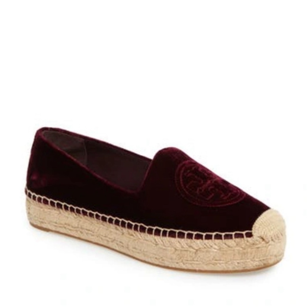 Tory Burch velvet espardille
